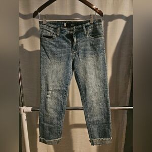 Kut From The Kloth Women's Amy Crop Straight Leg Jean's Size 8